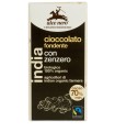 TAVOLETTA DI CIOCCOLATO FONDENTE BIO CON ZENZERO DELL'ECUADOR FAIRTRADE 50 G