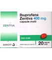 IBUPROFENE ZENTIVA CAPSULE MOLLI 400MG CAPSULE MOLLI, 20 CAPSULE IN BLISTER PVC/PVDC/AL