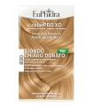 EUPHIDRA COLORPRO XD 830 BIONDO CHIARO DORATO GEL COLORANTE CAPELLI IN FLACONE + ATTIVANTE + BALSAMO + GUANTI