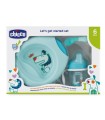 CHICCO SET PAPPA 6 MESI+ AZZURRO