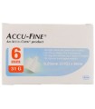 AGO PER PENNA DA INSULINA ACCU-FINE PEN NEEDLE ACCU-CHEK GAUGE 31 X 6MM 100 PEZZI