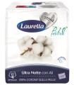 ASSORBENTE LAURELLA PER DONNA IN COTONE ULTRA ALI NOTTE 10 PEZZI