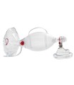 PALLONE PER RIANIMAZIONE AMBU MONOUSO COMPLETO DI MASCHERA E RESERVOIR