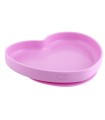 CHICCO PIATTO CUORE VENTOSA SILICONE ROSA