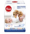 TRUDI BABY CARE TELINI MULTIUSO 60X60 CM 10 PEZZI