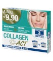 COLLAGEN ACT TRATTAMENTO VISO 2 FASI MASCHERA ANTI AGE ELASTICIZZANTE + CREMA IDRATANTE LENITIVA ELASTICIZZANTE