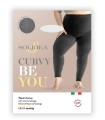 BE YOU TONIC CURVY LEGGINGS MASSAGGIANTE COPRENTE NERO S-XL