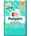 PAMPERS BABY DRY PANNOLINO DOWNCOUNT JUNIOR 16 PEZZI