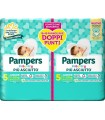 PAMPERS BABY DRY PANNOLINO DUO DOWNCOUNT JUNIOR 32 PEZZI