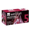 AGO PER PENNA DA INSULINA WELLION MEDFINE PLUS 5 32 GAUGE LUNGHEZZA 5 MM 100 PEZZI