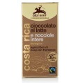 TAVOLETTA CIOCCOLATO LATTE/NOCCIOLE BIO FAIRTRADE 100 G