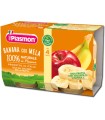 PLASMON OMOGENEIZZATO BANANA/MELA 2 X 104 G