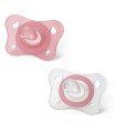 CHICCO GOMMOTTINO GIRL SILICONE 2-6 MESI 2 PEZZI ITA C