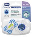 CHICCO SUCCHIETTO LIGHT BOY SILICONE 16-36 MESI 2 PEZZI