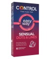 PROFILATTICO CONTROL SENSUAL DOTS&LINES EASY WAY 6 PEZZI