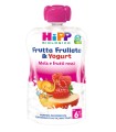 HIPP BIO FRUTTA FRULLATA YOGURT MELA FRUTTI ROSSI 90 G