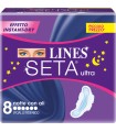 LINES SETA ULTRA ASSORBENTI DA NOTTE 8 PEZZI