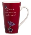 NEAVITA MUG ALTA WINTER FLOWERS ROSSA MALVA