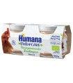 HUMANA OMOGENEIZZATO POLLO BIOLOGICO 2 PEZZI 80 G