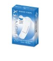 CEROTTO PRONTEX WHITE STRIPS IN TESSUTO NON TESSUTO BIANCO STERILE SCATOLA 20 CEROTTI MEDI