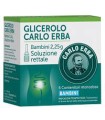 GLICEROLO CARLO ERBA BAMBINI 2,25 G SOLUZIONE RETTALE 6 CONTENITORI MONODOSE CON CAMOMILLA E MALVA