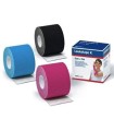 BENDA ADESIVA LEUKOTAPE K PER TAPING FISIOTERAPICO LARGHEZZA 5 CM LUNGHEZZA 5 M COLORE AZZURRO IN ROTOLO